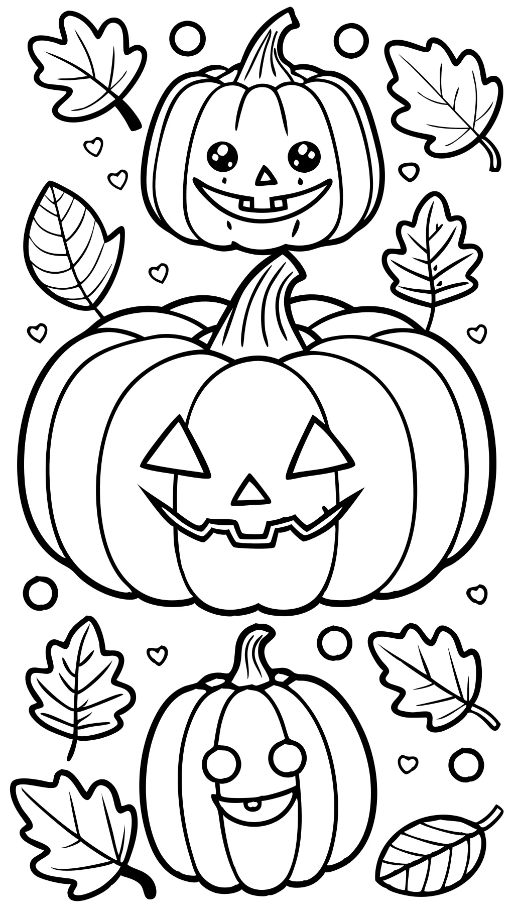 coloriages gratuits de citrouilles